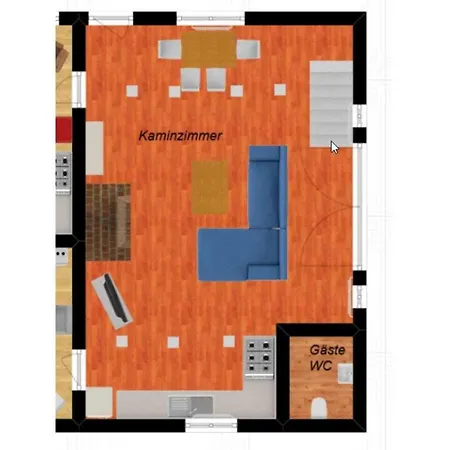 Nyaraló Fireplace Comfortable *